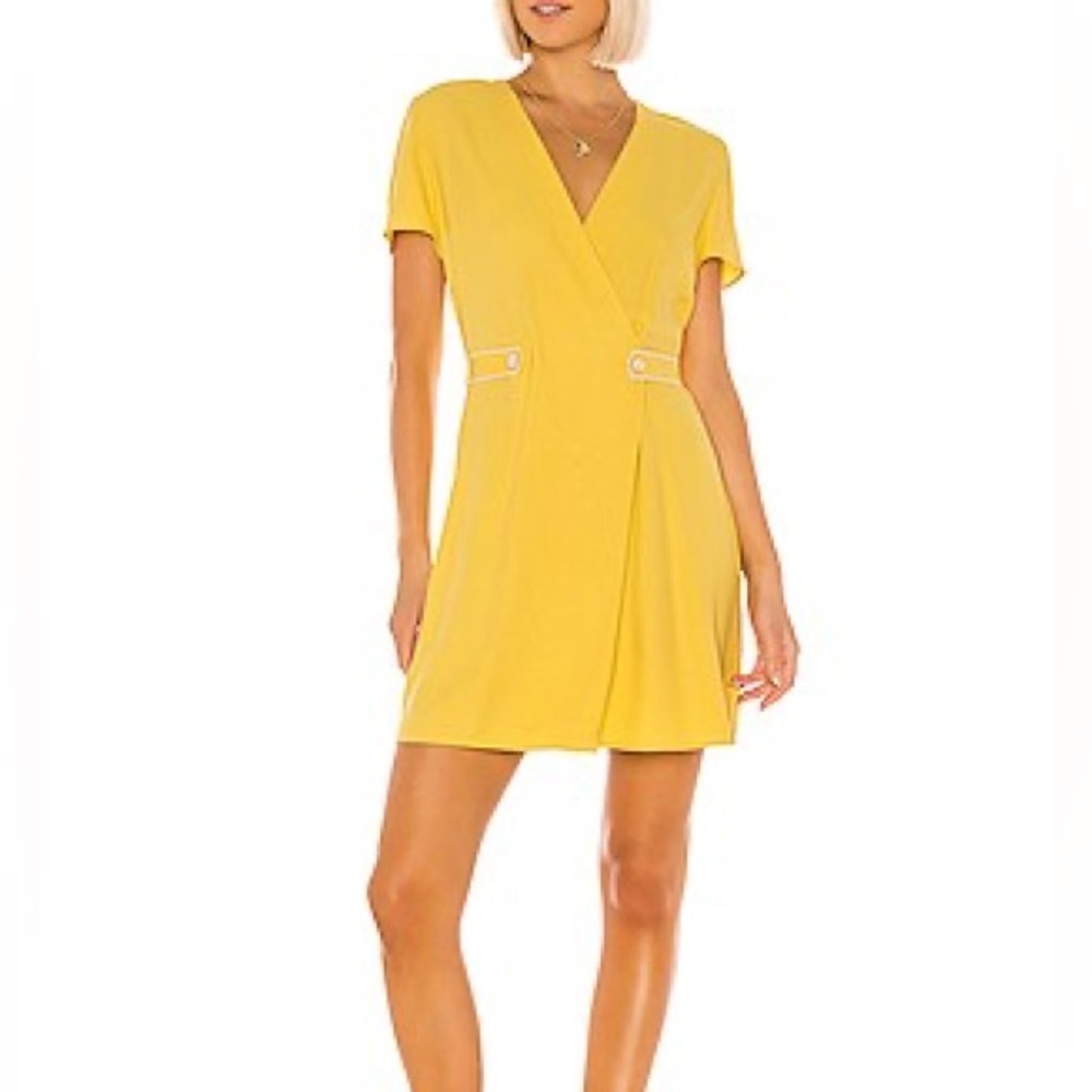 NEW RAG & BONE New York Sz S Tabitha Dress Yellow